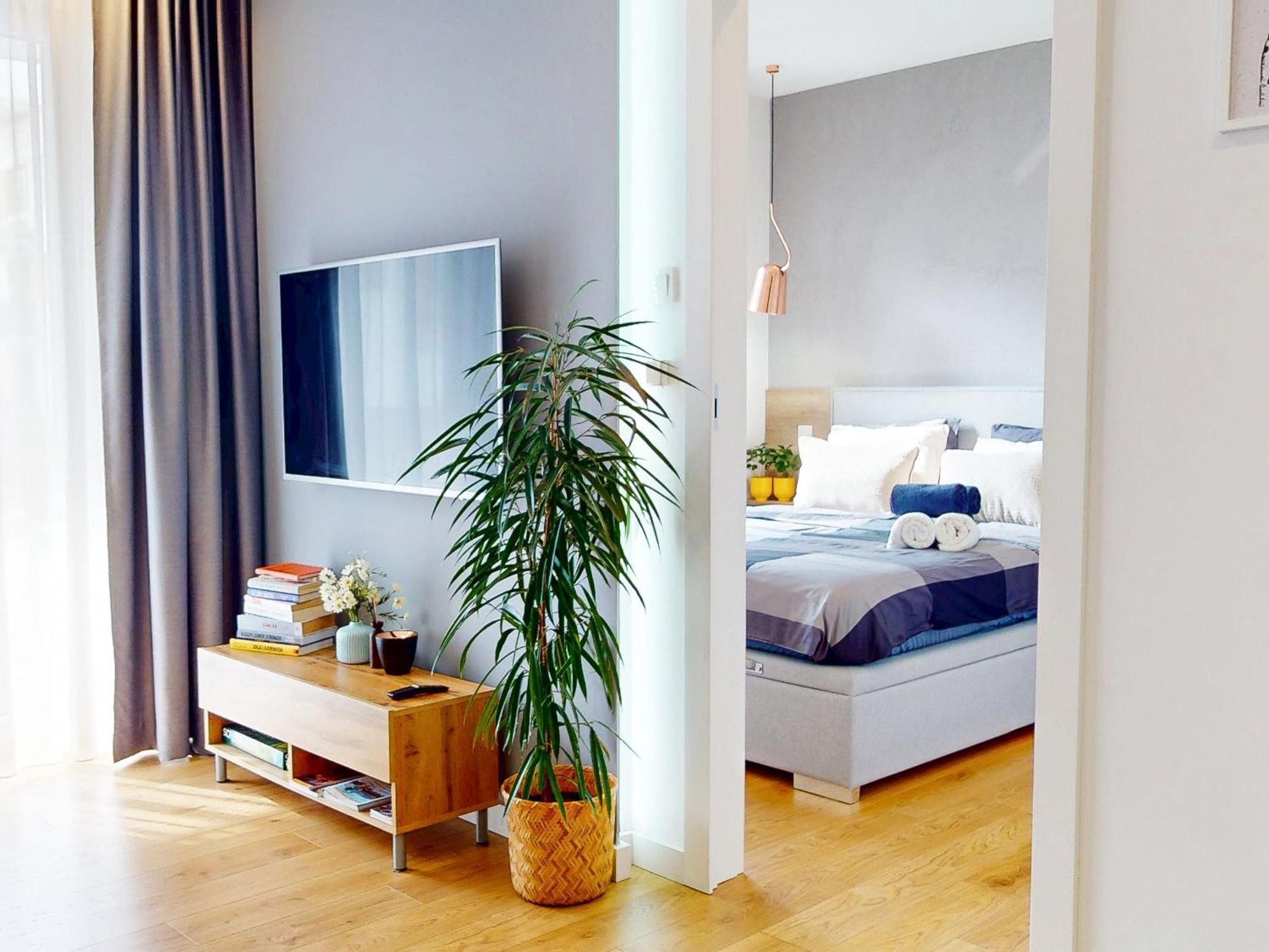 Apartament Green Z Garazem Podziemnym Varsovia Exterior foto